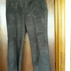 Suede Pants